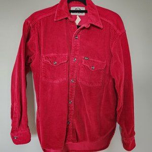 Burgundy Red Corduroy Shirt/Jacket, size- S